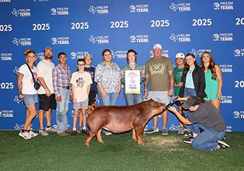 champion duroc gilt
2025 Pan American TX State Fair