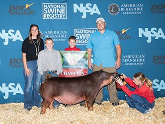 champion duroc gilt 
2025 Eastern Regional