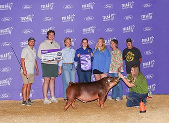 Champion Duroc Barrow 
2025 Tulsa State Fair