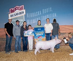 5th Overall Purebred Gilt & Reserve Yorkshire
2025 Aksarben