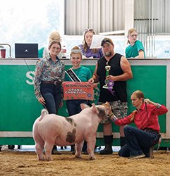 Grand Champion gilt 
2025 Scioto County-OH