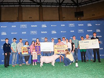 4th overall market hog & champion yorkshire
2025 KY State Fair
