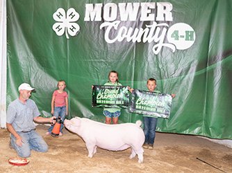 Grand champion gilt
2026 Mower County-MN