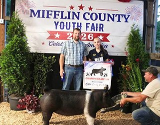 Grand Champion Market Hog
2026 Mifflin County-PA
