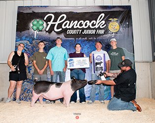Grand champion Market Gilt
2026 Hancock County Fair-OH