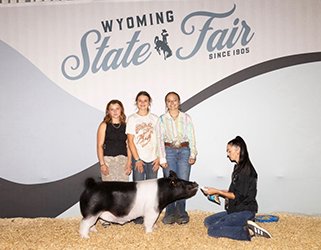 reserve lightweight crossbred market hog
2026 WY State Fair